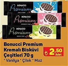 Bonucci Premium Kremalı Bisküvi Çeşitleri 70 g image