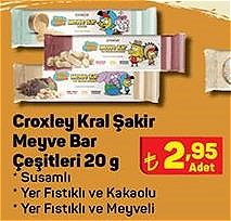 Croxley Kral Şakir Meyve Bar Çeşitleri 20 g image