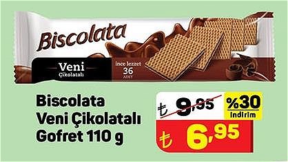 Biscolata Veni Çikolatalı Gofret 110 g image