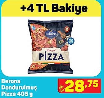 Berona Dondurulmuş Pizza 405 g image