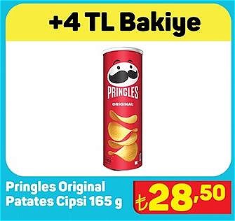 Pringles Original Patates Cipsi 165 g image