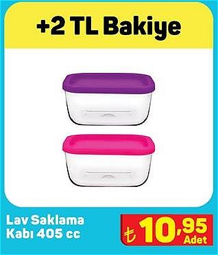 Lav Saklama Kabı 405 cc image