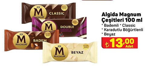 A101 Algida Magnum Çeşitleri 100 ml