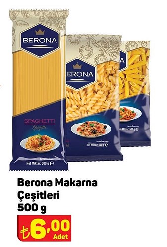 Berona Makarna Çeşitleri 500 g image