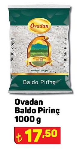 Ovadan Baldo Pirinç 1000 g image