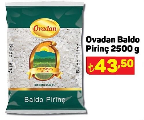 Ovadan Baldo Pirinç 2500 g image