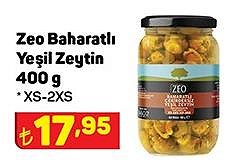 Zeo Baharatlı Yeşil Zeytin 400 g XS-2XS image