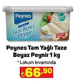 Peynes Tam Yağlı Taze Beyaz Peynir 1 kg image