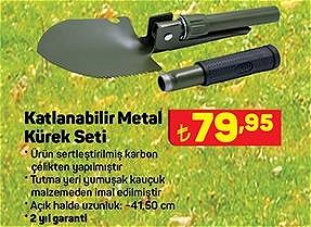 Orcamp Katlanabilir Metal Kürek Seti image