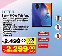 Tecno Spark 6 Cep Telefonu 128 GB image