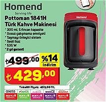 Homend Pottoman 1841H Türk Kahve Makinesi image