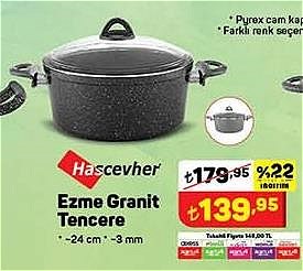 Hascevher Ezme Granit Tencere 24 cm image