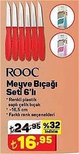 Rooc Meyve Bıçağı Seti 6'lı image