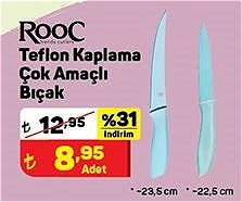 Rooc Teflon Kaplama Çok Amaçlı Bıçak  image