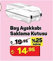 Bay Ayakkabı Saklama Kutusu  image