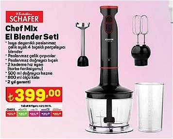 Schafer Chef Mix El Blender Seti image