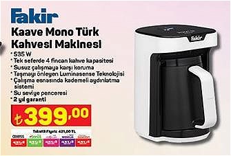 Fakir Kaave Mono Türk Kahvesi Makinesi 535 W image