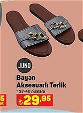 Juno Bayan Aksesuarlı Terlik image