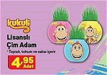 Kukuli Lisanslı Çim Adam image