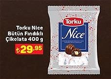 Torku Nice Bütün Fındıklı Çikolata 400 g image