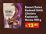 Benart Dates Bademli Sütlü Çikolata Kaplamalı Hurma 100 g image