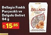 Bellagio Fındık Parçacıklı ve Dolgulu Gofret 94 g image