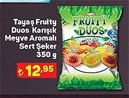 Tayaş Fruity Duos Karışık Meyve Aromalı Sert Şeker 350 g image