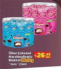 Ülker Çokomel Marshmallowlu Bisküvi 35x12 g image