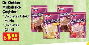 Dr.Oetker Milkshake Çeşitleri image