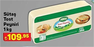 Sütaş Tost Peyniri 1 kg image