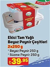 Ekici Tam Yağlı Beyaz Peynir Çeşitleri 2x250 g image