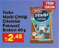 Torku Miniki Çiftliği Çİkolatalı Pekmezli Bisküvi 40 g image