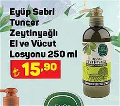 Eyüp Sabri Tuncer Zeytinyağlı El ve Vücut Losyonu 250 ml image