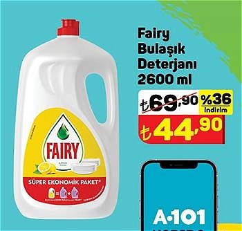 Fairy Bulaşık Deterjanı 2600 ml image