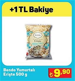 Bendo Yumurtalı Erişte 500 g image