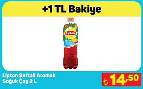 Lipton Şeftali Aromalı Soğuk Çay 2 L image