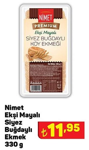 Nimet Ekşi Mayalı Siyez Buğdaylı Ekmek 330 g image