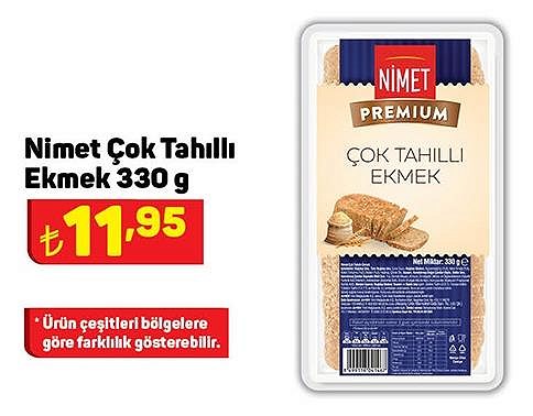 Nimet Çok Tahıllı Ekmek 330 g image