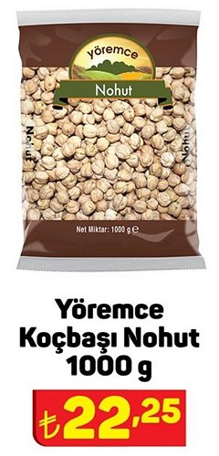 Yöremce Koçbaşı Nohut 1000 g image