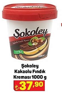 Şokoley Kakaolu Fındık Kreması 1000 g image