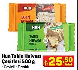 Hun Tahin Helvası Çeşitleri 500 g image