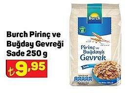 Burch Pirinç ve Buğday Gevreği Sade 250 g image