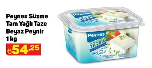 Peynes Süzme Tam Yağlı Taze Beyaz Peynir 1 kg  image