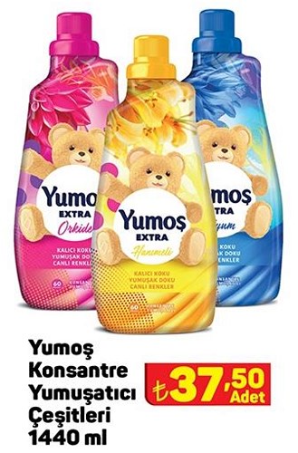 Yumoş Konsantre Yumuşatıcı Çeşitleri 1440 ml image