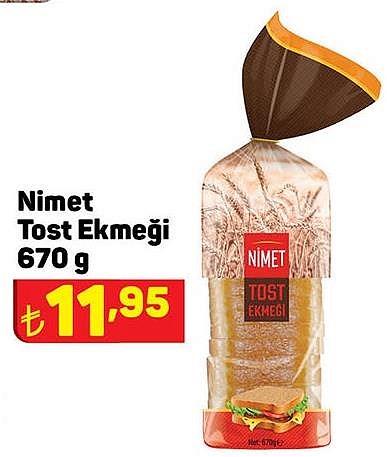 Nimet Tost Ekmeği 670 g image