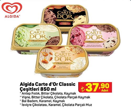 Algida Carte D'or Classic Çeşitleri 850 ml image