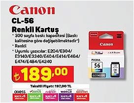 Canon CL-56 Renkli Kartuş image