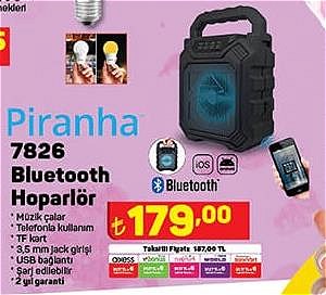 Piranha 7826 Bluetooth Hoparlör image