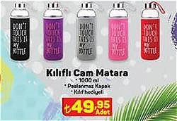 Kılıflı Cam Matara image