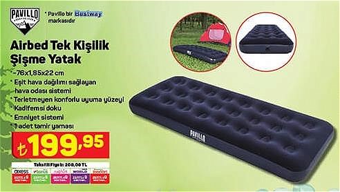 Pavillo Airbed Tek Kişilik Şişme Yatak image